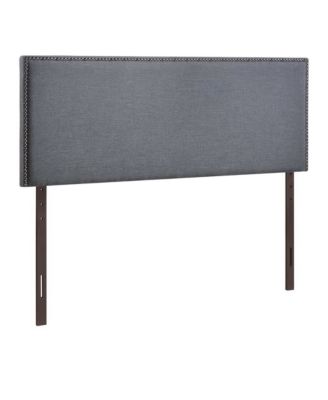  Region Nailhead Upholstered Headboard, Queen