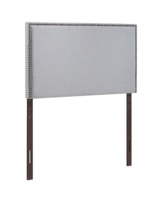 Region Nailhead Upholstered Headboard, Twin