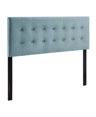 Emily Biscuit Tufted Performance Velvet Headboard, King