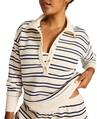  Waffle Knit Pullover