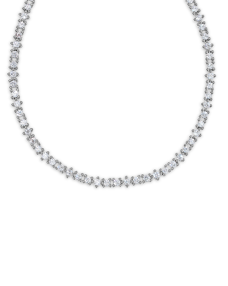 Kendra Scott Fate Cubic Zirconia Tennis Necklace, 20 In Neutral