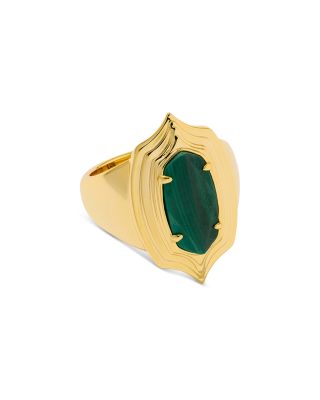 Elyse Stepped Frame Stone Cocktail Ring