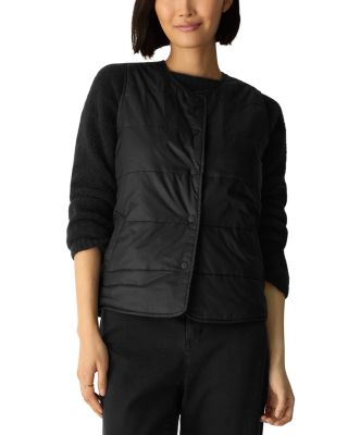 Nylon Round Neck Quilted Vest