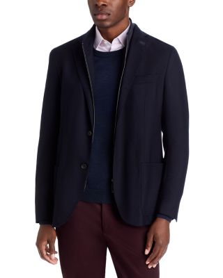 Wool Blend Twill ID Jacket & Removable Bib