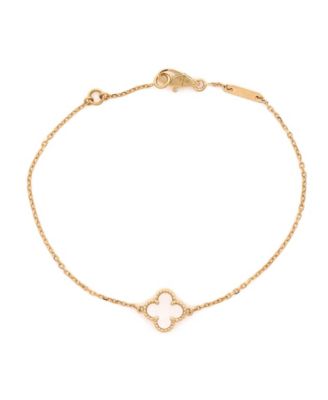  Sweet Alhambra Bracelet 18K Gold and Mother of Pearl