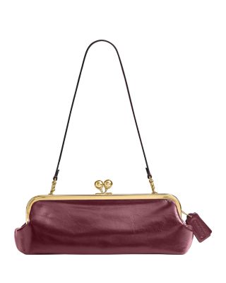 Kisslock 30 Leather Frame Bag