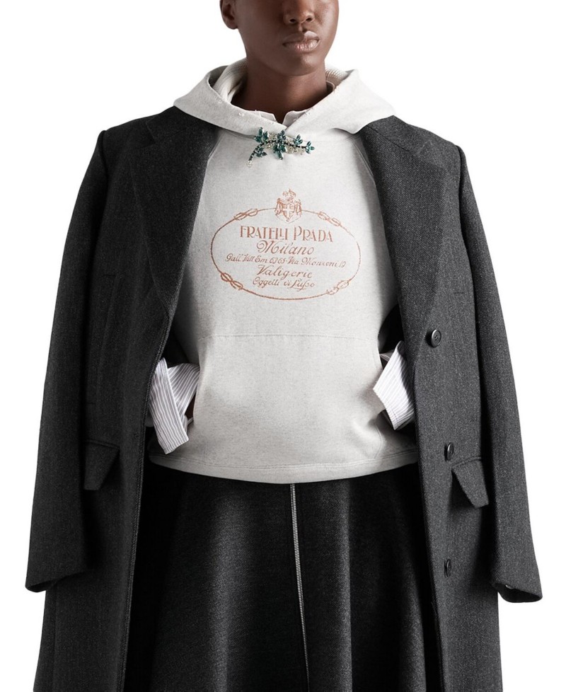 Prada Cotton Fleece Hoodie by Bloomingdale's