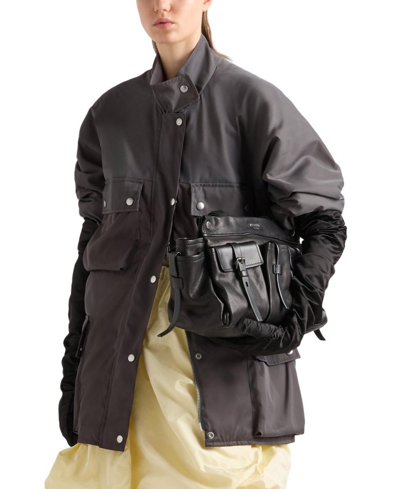 NEW! Prada Washed Re-Nylon Rain Jacket by Bloomingdale's