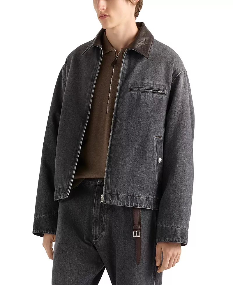 Prada Denim Blouson Jacket
