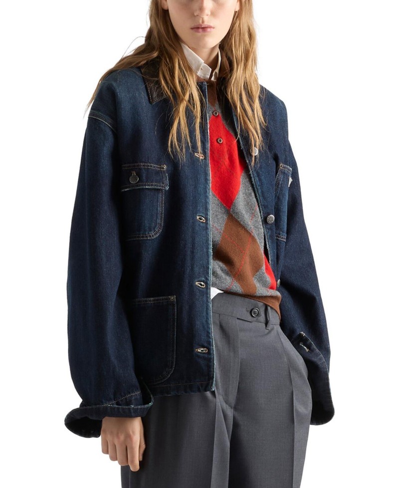 Prada Argyle Cashmere Polo Sweater by Bloomingdale's