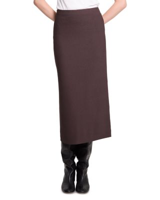 Slim Midi Pencil Skirt