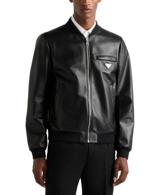  Reversible Nappa Leather Bomber Jacket