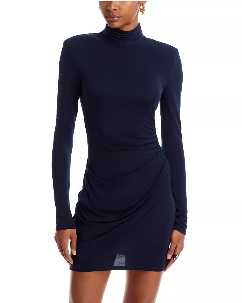 Cinq a Sept Cirelle Turtleneck Bodycon Mini Dress