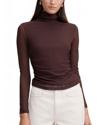 Women's Halston Roll Neck Long Sleeves Top
