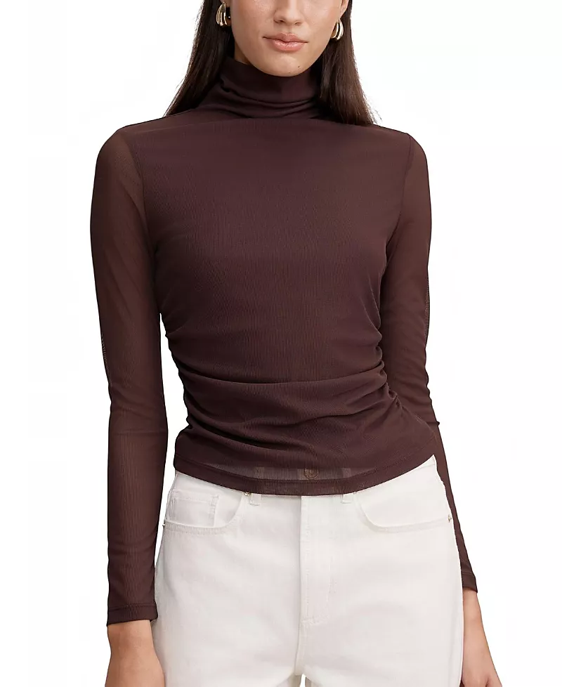 Ever New Women's Halston Roll Neck Long Sleeves Top