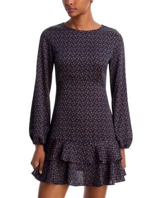 Floral Ruffled Mini Dress