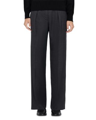 Allsaints Leonie Wool Mid Rise Pants