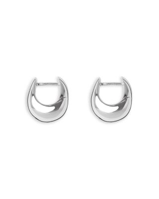 Violet Sculptural Hoop Earrings