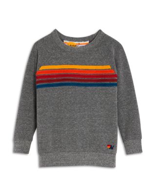 Unisex 5 Stripe Crewneck Sweatshirt - Little Kid, Big Kid