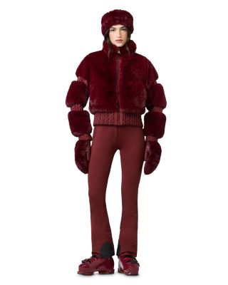Lieke Faux Fur Slim Fit Jumpsuit