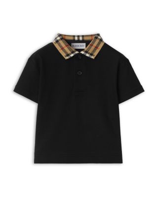 Boys' Johane Cotton Check Collar Polo Shirt – Baby, Toddler