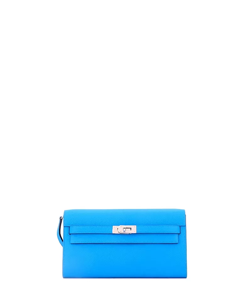 Pre-Owned HERMES Kelly To Go Wallet Verso Epsom