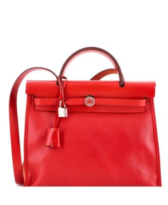 31 Herbag Zip Berline Vache Canvas and Leather