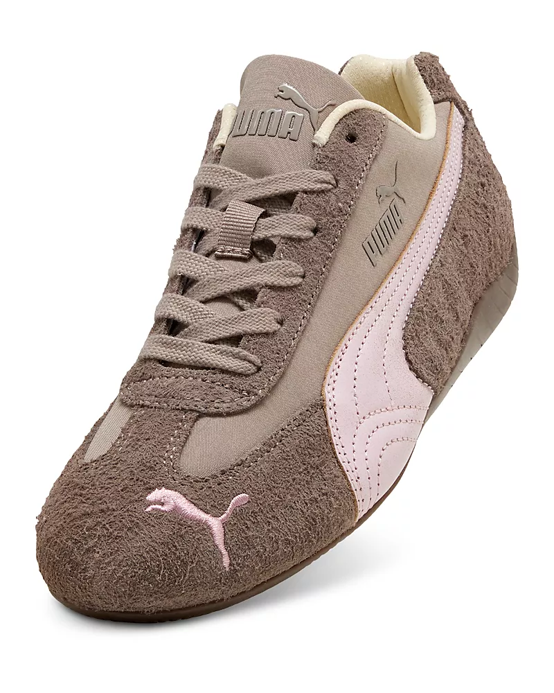 Puma Women's Speedcat Brushed Luxe Leather Sneakers