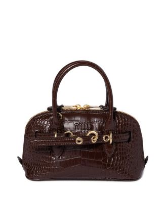  Aventure Crocodile Embossed Calfskin Mini-Bag