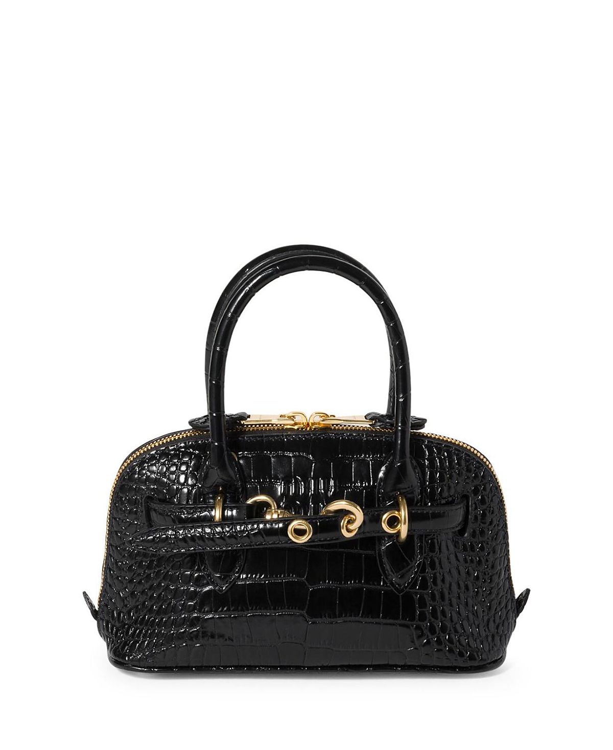 Miu Miu Aventure Crocodile Embossed Calfskin Mini-Bag