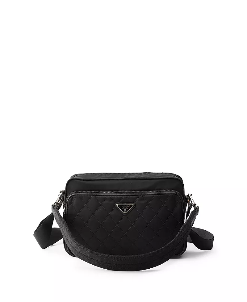 Prada Re-Nylon and Leather Shoulder Bag