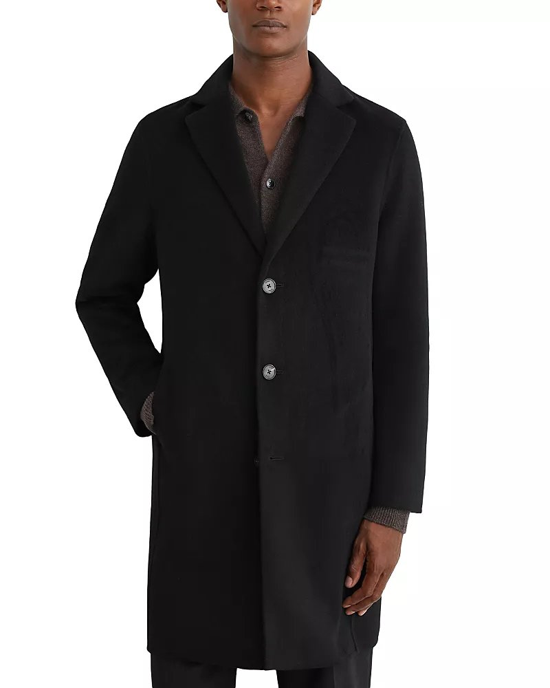 Reiss Epsom Wool Blend Overcoat