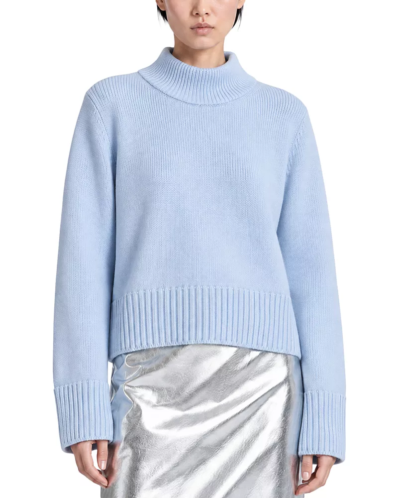 Saint Art Hadley Wool & Cashmere Mock Neck Sweater