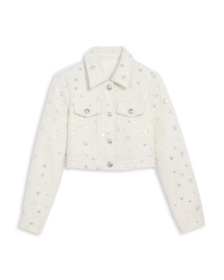 Girls' Tween Solara Beaded Boucl&eacute; Jacket - Big Kid