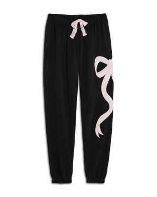 Girls' Dylan Bow Appliqu&eacute; Jogger Pants - Big Kid