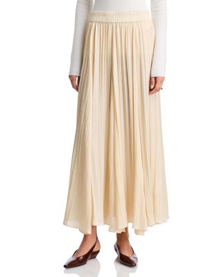 Kiki Pleated A Line Maxi Skirt