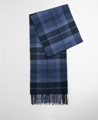 Mineral Tartan Wool & Cashmere Scarf