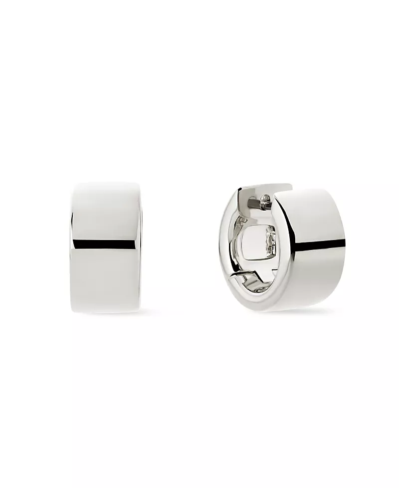 Ana Luisa Eden Silver Hoop Earrings