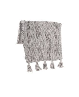  Boho Hand Knitted Baby Blanket