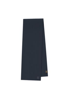 Foxon Ribbed Wool Blend Scarf