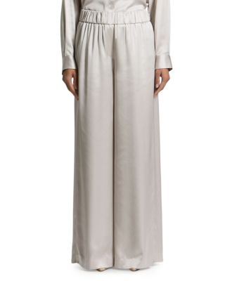 Satin Palazzo Pants