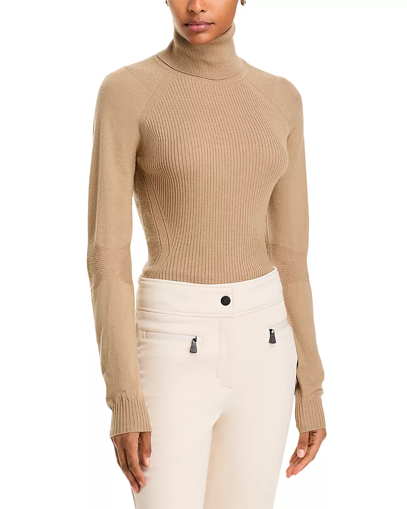 Moncler Mixed Rib Turtleneck Sweater