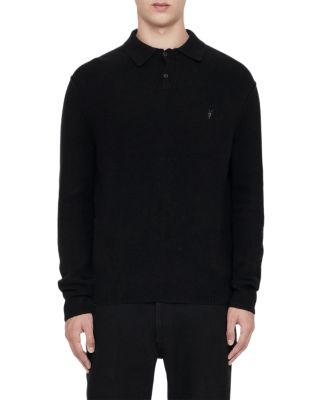 Allsaints Statten Regular Fit Polo Collar Sweater