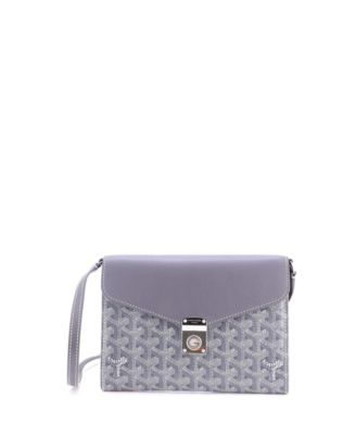   Chypre Wallet on Strap Coated Canvas with Leather