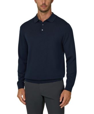 Boggi Milano Knitted Superfine Merino Wool Polo Shirt