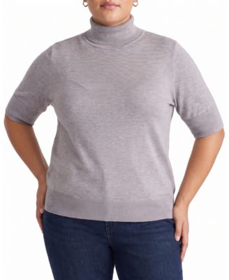 Universal Standard Women's Plus Savvy Fine Knit Turtleneck Sweater