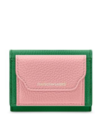 Leather Compact Trifold Wallet