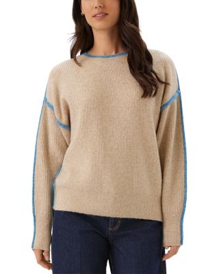 Colorblock Crewneck Sweater