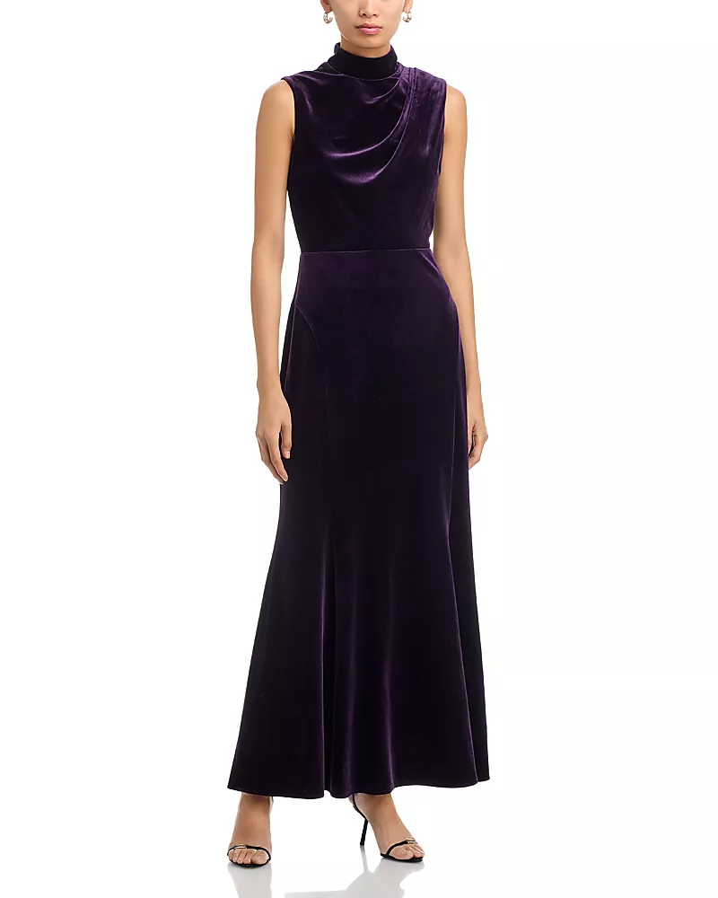 Shoshanna Lorelai Sleeveless Velvet Dress - Exclusive
