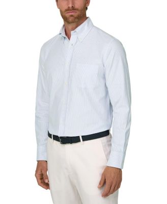 Boggi Milano Striped Oxford Cotton Regular Fit Shirt